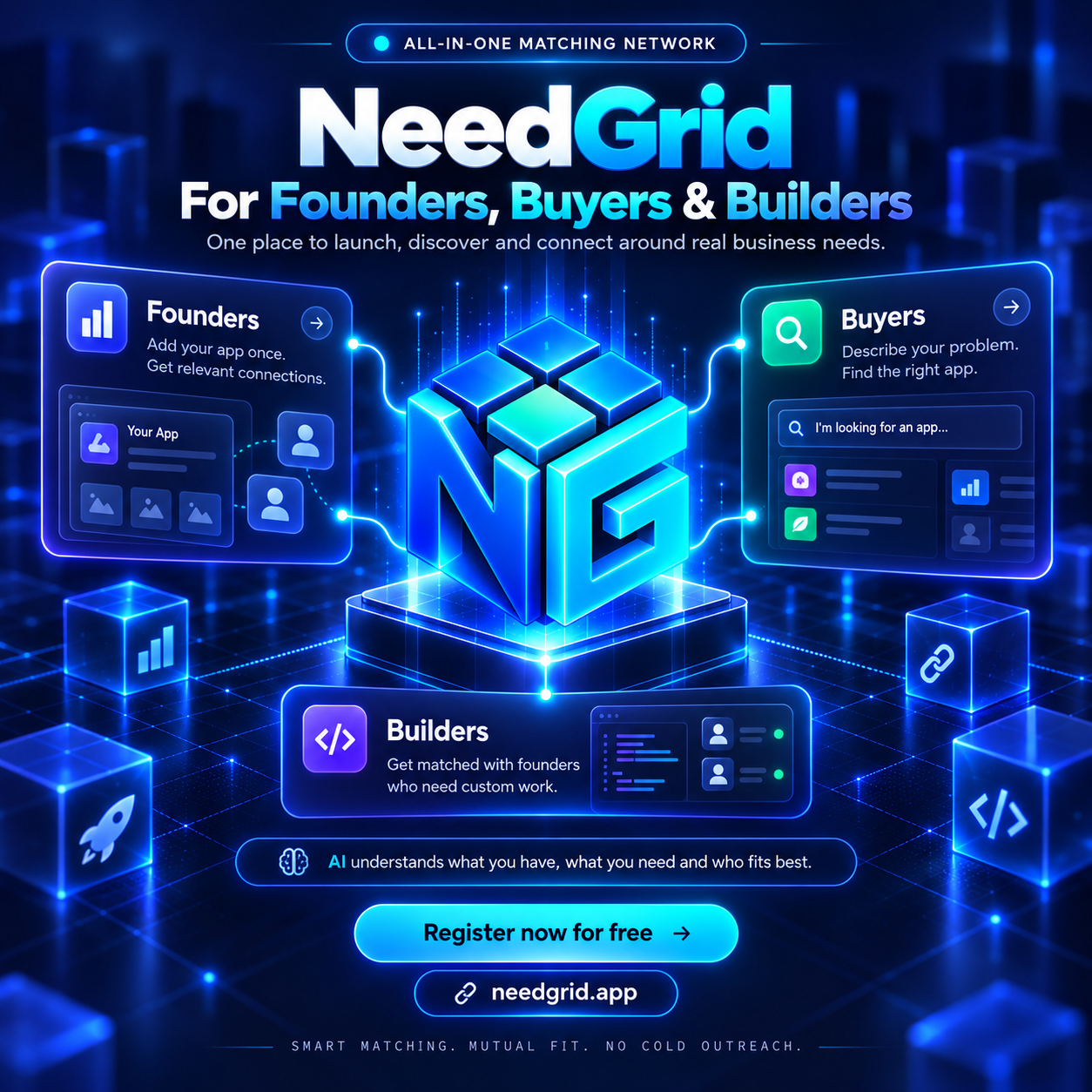 I'm building NeedGrid to help founders, people looking for solutions, and developers find each other